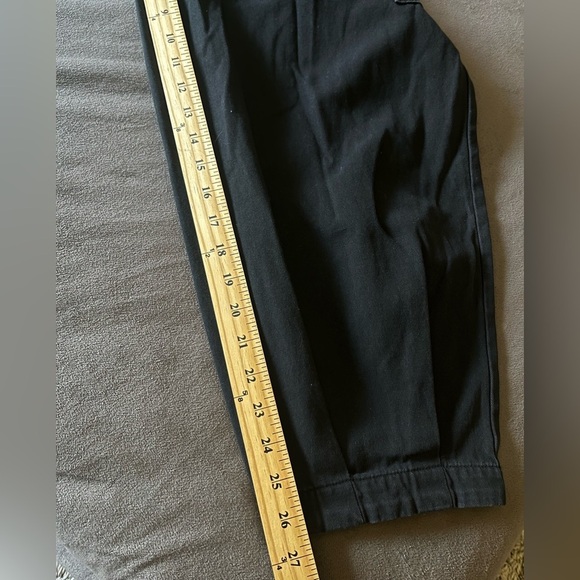 Pretty Little Thing Black Baggy Low Rise 90's Cargo Trouser Pants US 2 Office - Picture 14 of 15
